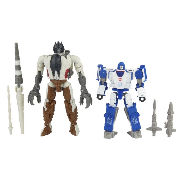 WFC-K40 Autobot Mirage and Maximal Grimlock Deluxe Class | Transformers Generations War for Cybertron Kingdom Chapter