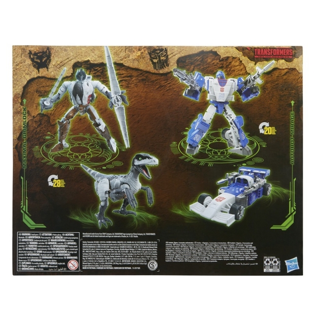 WFC-K40 Autobot Mirage and Maximal Grimlock Deluxe Class | Transformers Generations War for Cybertron Kingdom Chapter