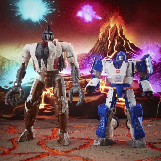 WFC-K40 Autobot Mirage and Maximal Grimlock Deluxe Class | Transformers Generations War for Cybertron Kingdom Chapter