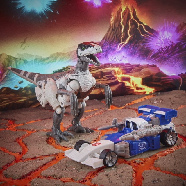 WFC-K40 Autobot Mirage and Maximal Grimlock Deluxe Class | Transformers Generations War for Cybertron Kingdom Chapter