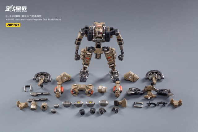 X-HLA02 Hurricane Heavy Firepower Dual Mode Mecha | Joy Toy Battle for the Stars