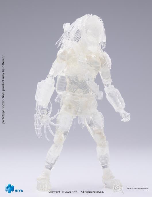 Wolf Predator Invisible Version 1:18 Scale | Alien Vs Predator: Requiem | Hiya Toys