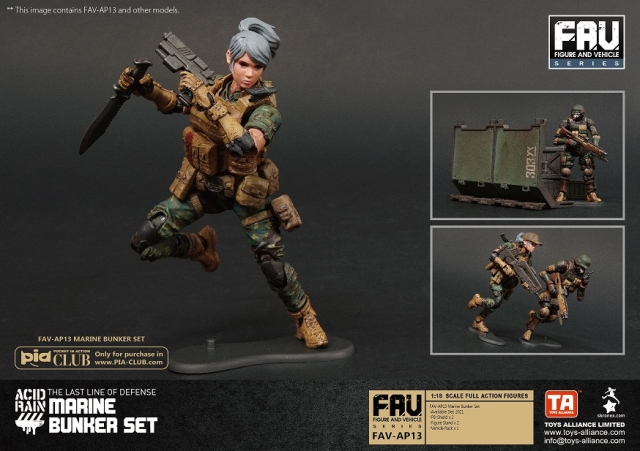 FAV-AP13 Marine Bunker Set 1:18 Scale | Acid Rain FAV