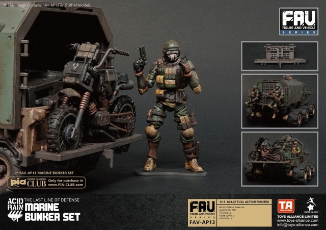 FAV-AP13 Marine Bunker Set 1:18 Scale | Acid Rain FAV