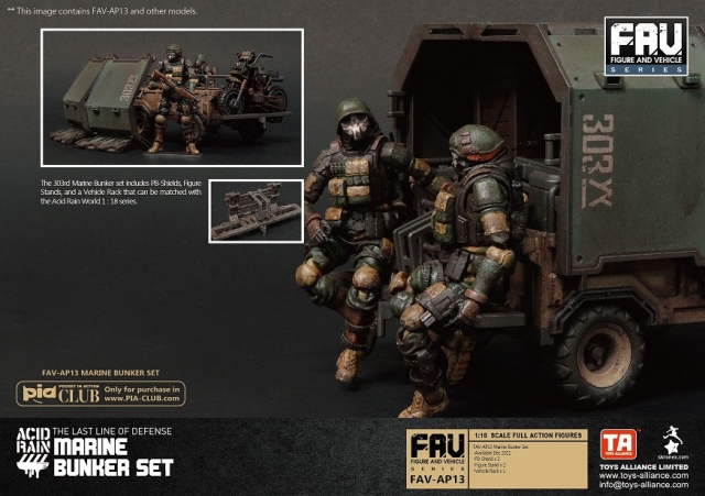 FAV-AP13 Marine Bunker Set 1:18 Scale | Acid Rain FAV