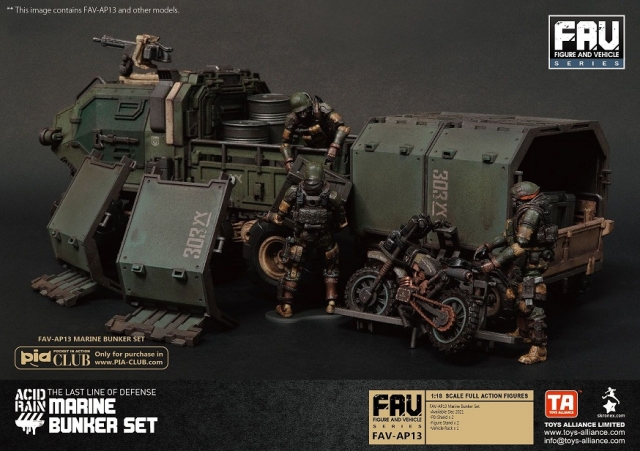 FAV-AP13 Marine Bunker Set 1:18 Scale | Acid Rain FAV