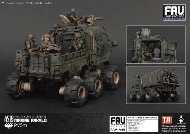 FAV-AP49 Marine Ankylo RV5m 1:18 Scale | Acid Rain FAV