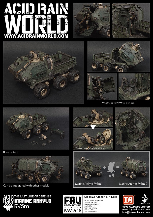 FAV-AP49 Marine Ankylo RV5m 1:18 Scale | Acid Rain FAV