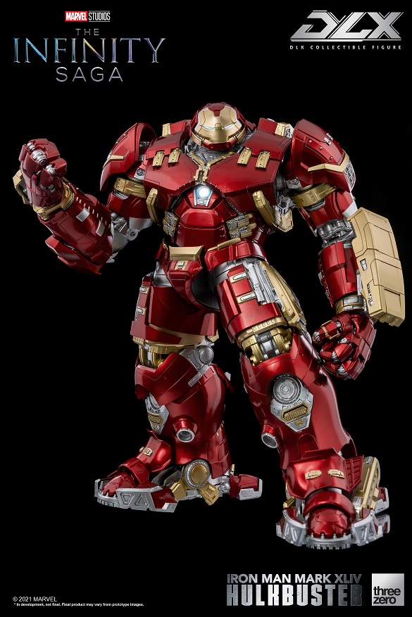 Iron Man Mark 44 Hulkbuster The Infinity Saga Collectible Figure | Marvel Avengers: Age Of Ultron | threezero