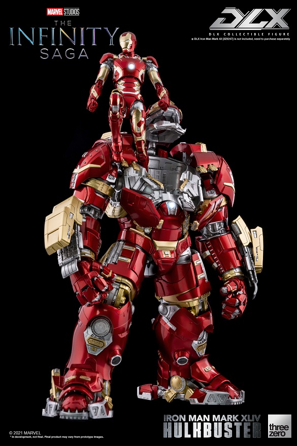 Iron Man Mark 44 Hulkbuster The Infinity Saga Collectible Figure | Marvel Avengers: Age Of Ultron | threezero