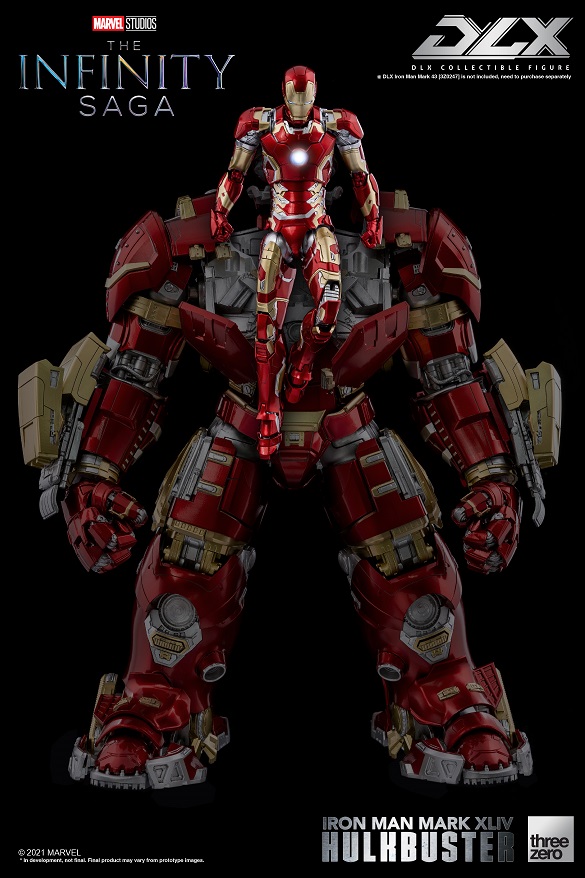 Iron Man Mark 44 Hulkbuster The Infinity Saga Collectible Figure | Marvel Avengers: Age Of Ultron | threezero