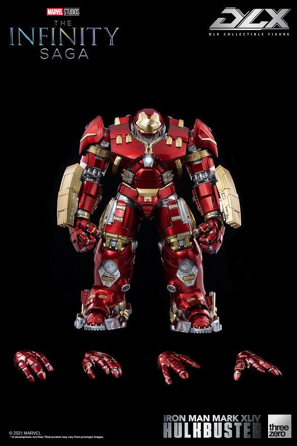 Iron Man Mark 44 Hulkbuster The Infinity Saga Collectible Figure | Marvel Avengers: Age Of Ultron | threezero