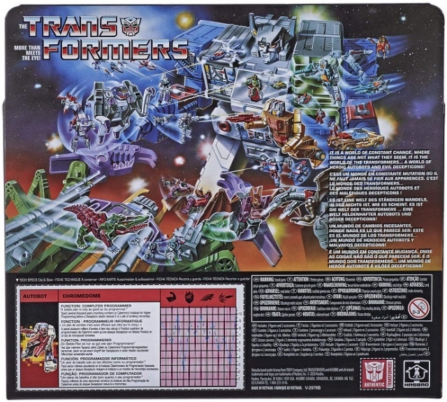 Chromedome | Retro Headmaster | Transformers Generations