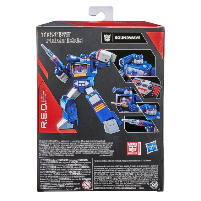 G1 Soundwave 6-Inch Scale | R.E.D. [Robot Enhanced Design] | Transformers Generations