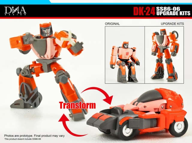 DK-24 Upgrade Kit for Transformers Studio Series 86-06 Grimlock and Wheelie | Dna Design | Upgrade Kit