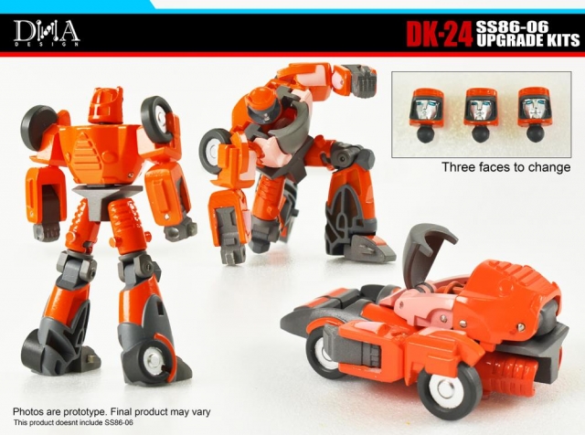 DK-24 Upgrade Kit for Transformers Studio Series 86-06 Grimlock and Wheelie | Dna Design | Upgrade Kit