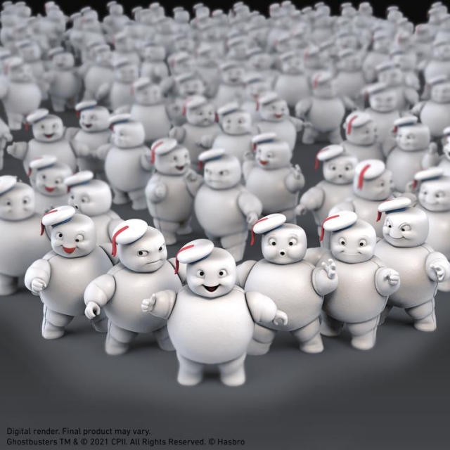 Mini Stay Puft Marshmallow Man Set of 3 | Ghostbusters: Afterlife | Ghostbusters Plasma Series