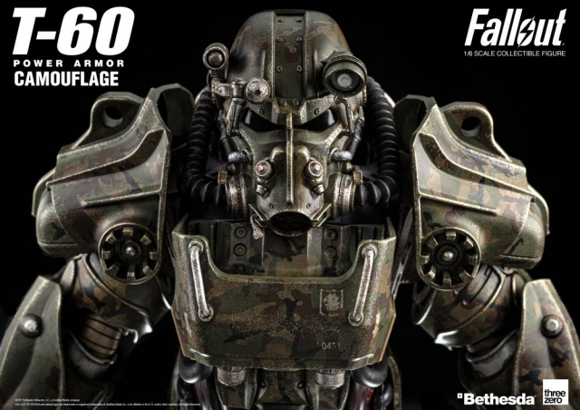 T-60 Power Armor Camouflage 1:6 Scale | Fallout | Threezero