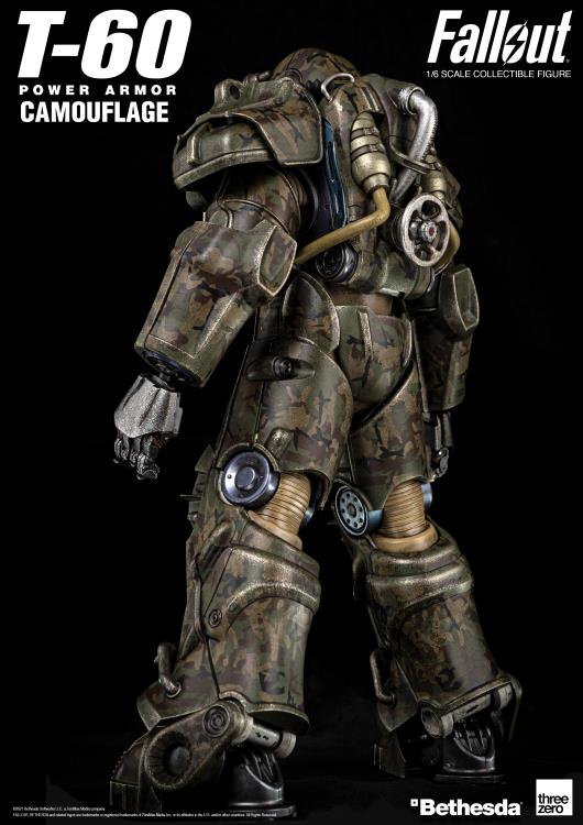 T-60 Power Armor Camouflage 1:6 Scale | Fallout | Threezero