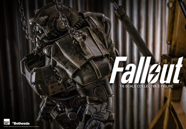T-60 Power Armor Camouflage 1:6 Scale | Fallout | Threezero