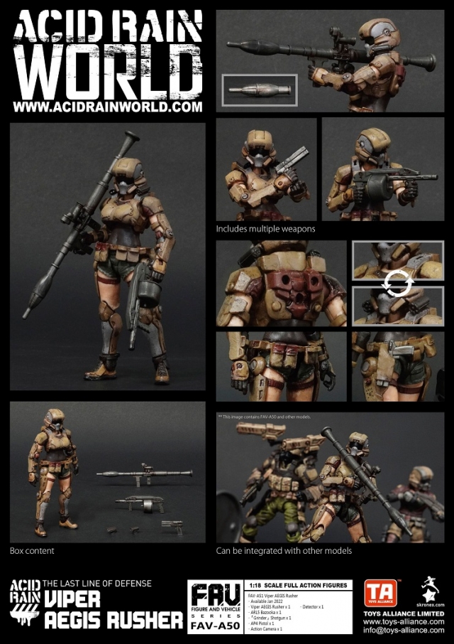 FAV-AP50 Viper AEGIS Rusher 1:18 Scale | Acid Rain FAV