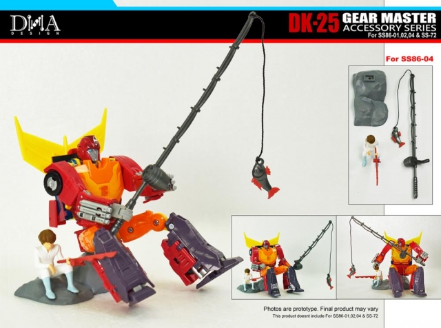 DK-25 Upgrade Kit for Transformers Studio Series 86-01, 86-02, 86-03, and Studio Series 72 | Dna Design | Upgrade Kit