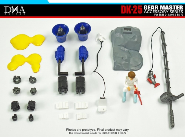 DK-25 Upgrade Kit for Transformers Studio Series 86-01, 86-02, 86-03, and Studio Series 72 | Dna Design | Upgrade Kit