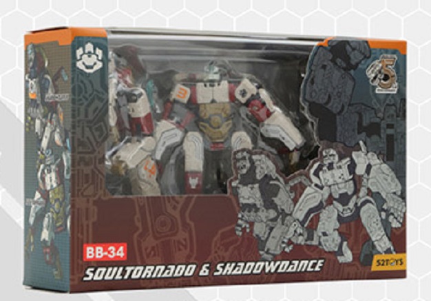 BB-34 SoulTornado and ShadowDance Set of 2 | 52 Toys BeastBOX