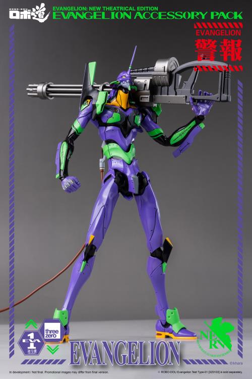 ROBO-DOU Evangelion Accessory Set Robo-dou Collectible Figure | Rebuild Of Evangelion | threezero