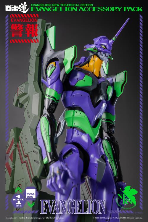 ROBO-DOU Evangelion Accessory Set Robo-dou Collectible Figure | Rebuild Of Evangelion | threezero