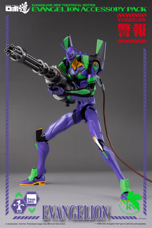 ROBO-DOU Evangelion Accessory Set Robo-dou Collectible Figure | Rebuild Of Evangelion | threezero