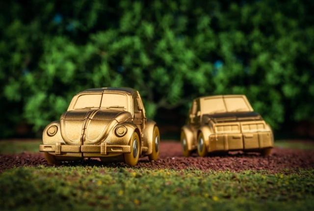 H25G Herbie and H26G Vanishing Point Golden Version Set of 2 Figures | Newage the Legendary Heroes
