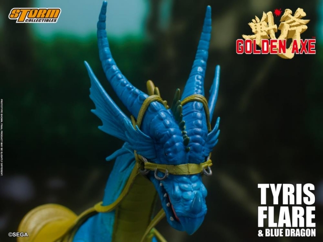 Tyris Flare and Blue Dragon 1:12 Scale Figure | Golden Axe | Storm Collectibles