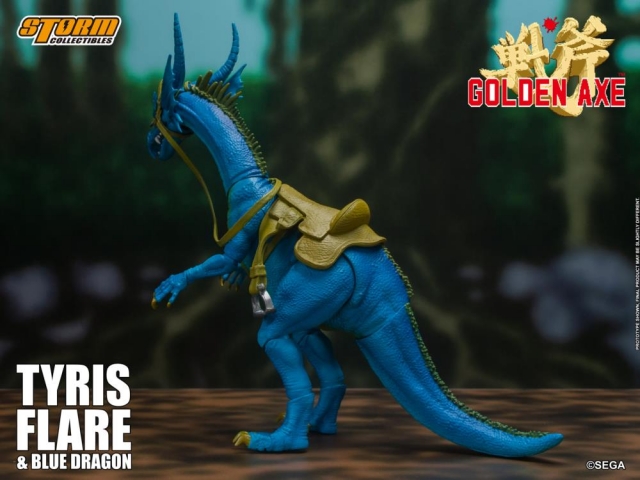 Tyris Flare and Blue Dragon 1:12 Scale Figure | Golden Axe | Storm Collectibles