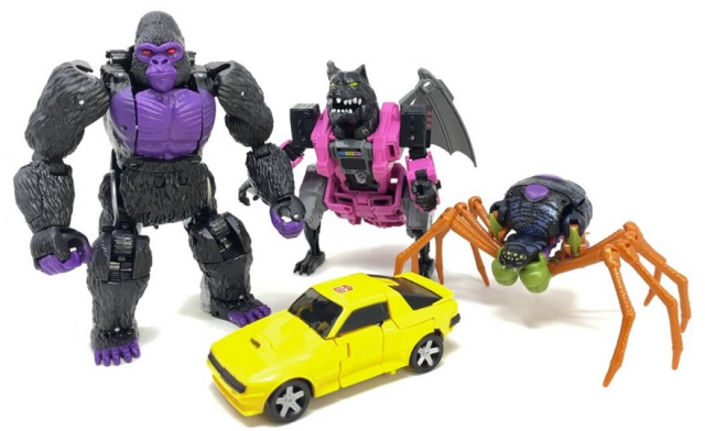 Worlds Collide Set of 4 Voyager Class | Transformers Generations Buzzworthy Bumblebee