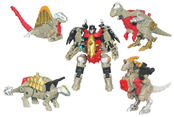 Grimstone with Dinobots Commander 5-Pack | Transformers Generations Power Core Combiners