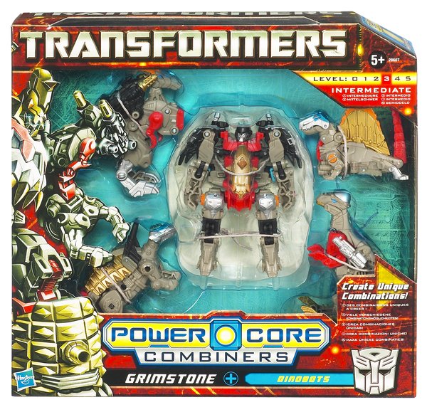 Grimstone with Dinobots Commander 5-Pack | Transformers Generations Power Core Combiners
