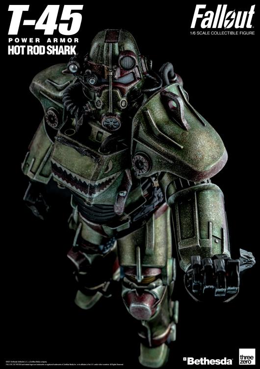 T-45 Hot Rod Shark 1:6 Scale Power Armor Pack | Fallout | Threezero