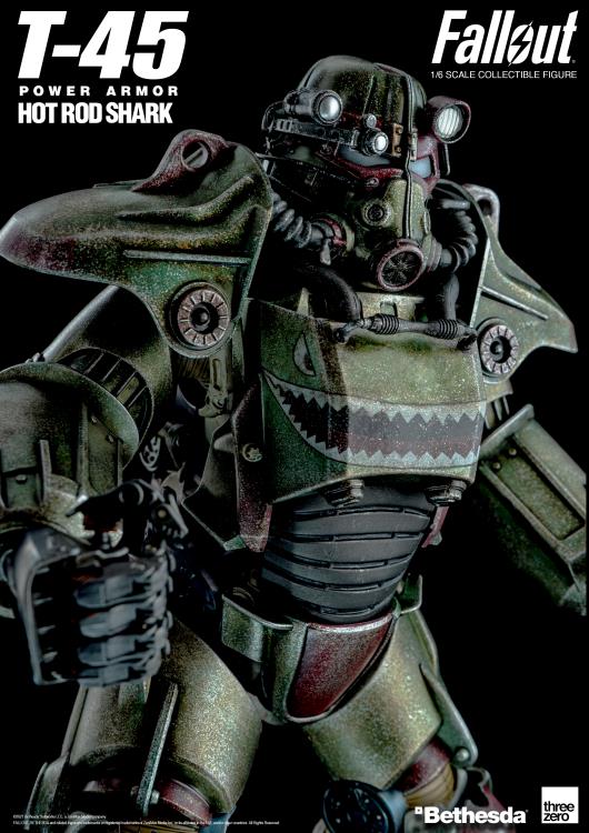 T-45 Hot Rod Shark 1:6 Scale Power Armor Pack | Fallout | Threezero