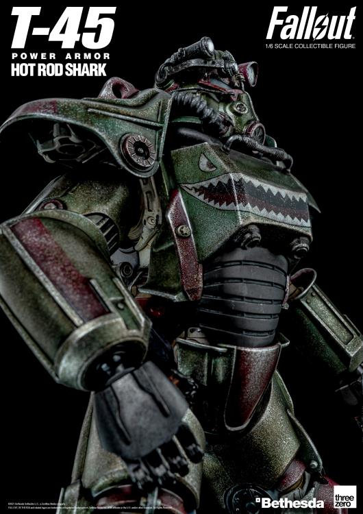 T-45 Hot Rod Shark 1:6 Scale Power Armor Pack | Fallout | Threezero