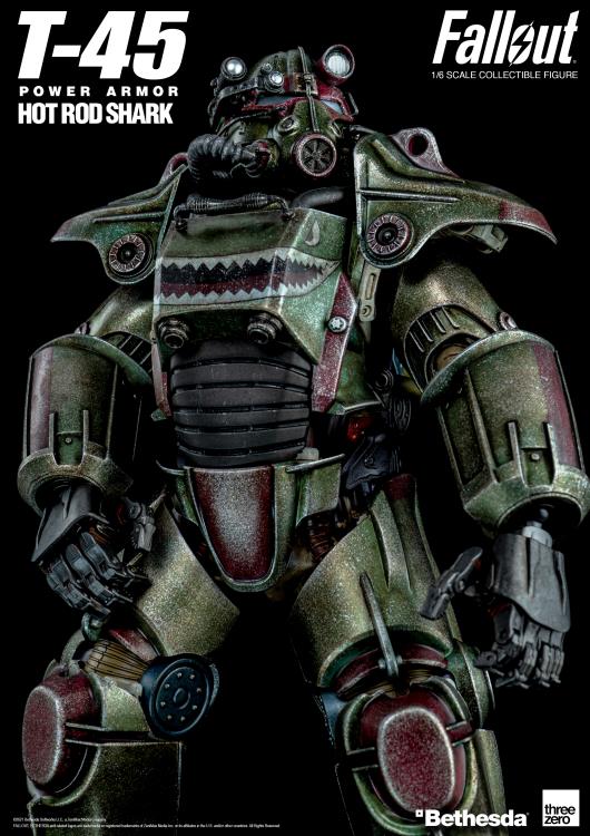 T-45 Hot Rod Shark 1:6 Scale Power Armor Pack | Fallout | Threezero