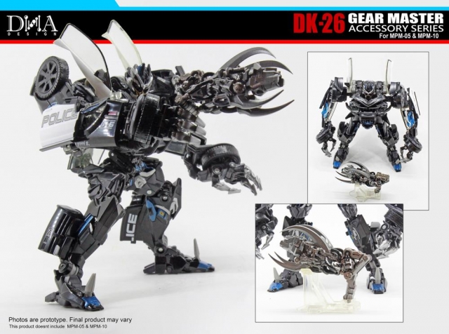 DK-26 Upgrade Kit for Transformers Masterpiece Movie Series 05 and 10 | Dna Design | Upgrade Kit