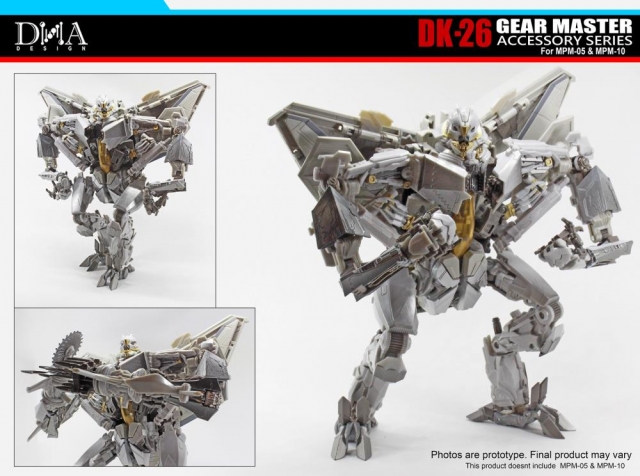 DK-26 Upgrade Kit for Transformers Masterpiece Movie Series 05 and 10 | Dna Design | Upgrade Kit