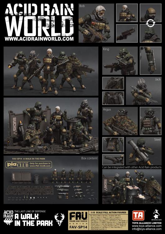 FAV-SP14 A Walk in the Park 1:18 Scale | Acid Rain FAV