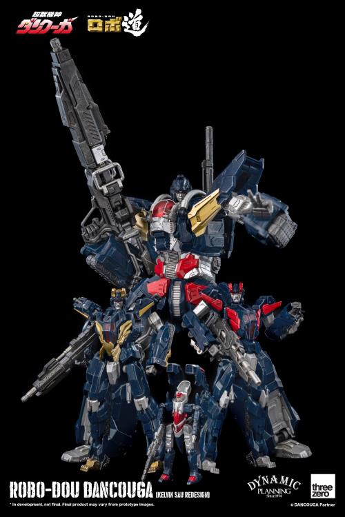 Dancouga Kelvin Sau Redesign Version Robo-dou Collectible Figure | Dancouga Super Beast Machine God | threezero