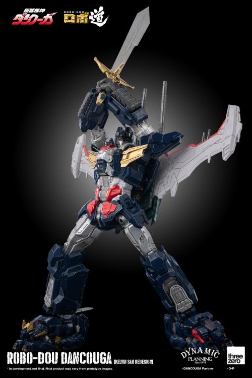 Dancouga Kelvin Sau Redesign Version Robo-dou Collectible Figure | Dancouga Super Beast Machine God | threezero