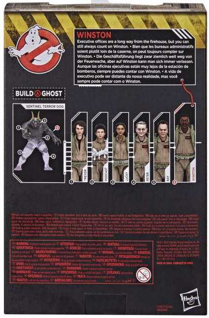 Winston Zeddemore 6-Inch Scale Sentinel Terror Dog BAF | Ghostbusters: Afterlife | Ghostbusters Plasma Series