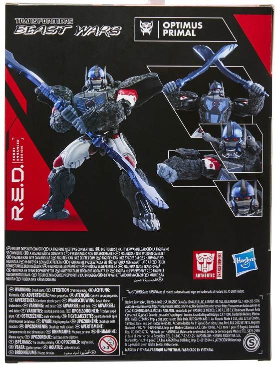 Beast Wars Optimus Primal 6-Inch Scale | R.E.D. [Robot Enhanced Design] | Transformers Generations