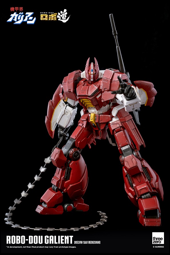 Galient Kelvin Sau Redesign Version Robo-dou Collectible Figure | Panzer World Galient | threezero