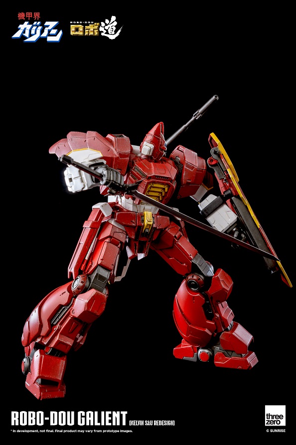 Galient Kelvin Sau Redesign Version Robo-dou Collectible Figure | Panzer World Galient | threezero